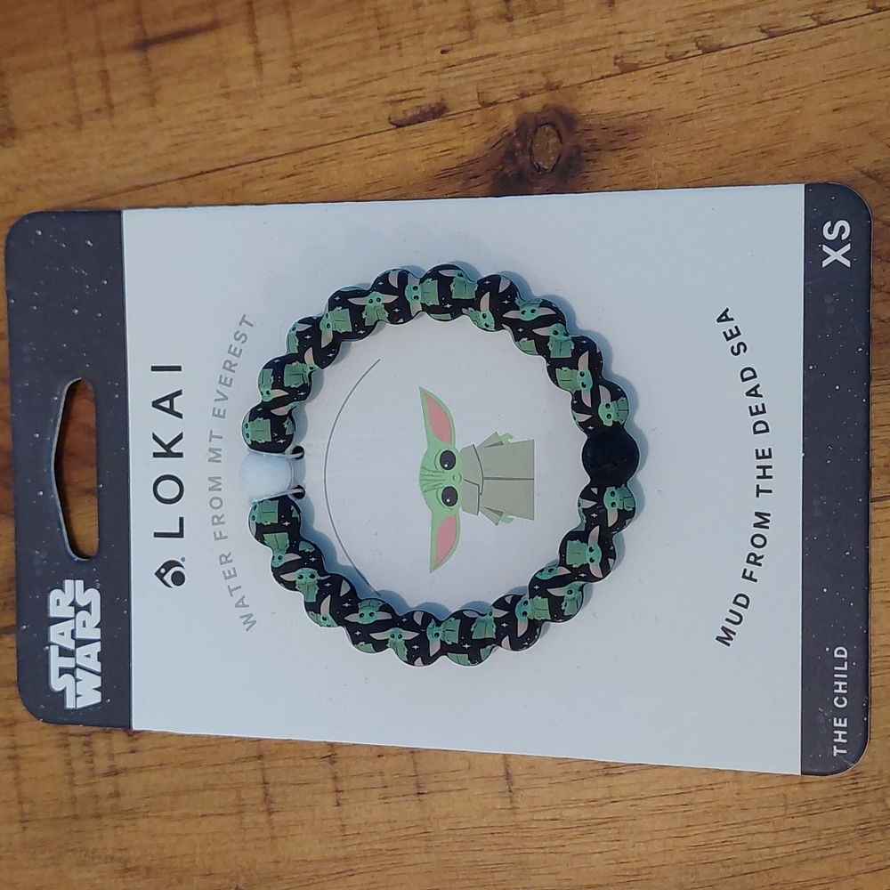NEW Lokai "The Child"  Baby Yoda Star Wars Bracelet Size XS